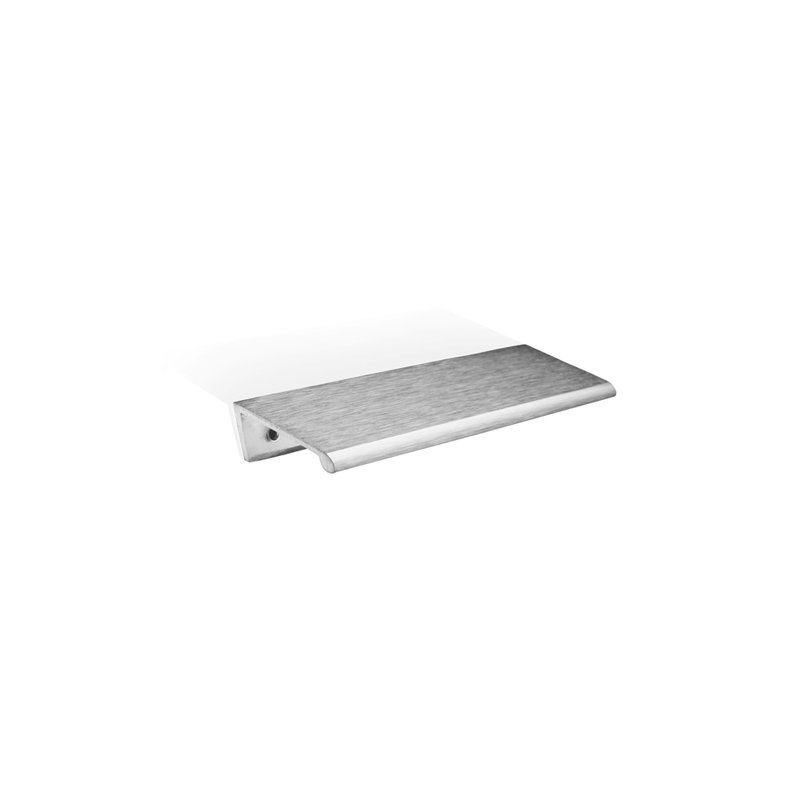 Tirette pour le doigt Ruby Edge, Nickel brossé, 1,97 po