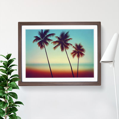 Classic Palm Trees - Framed Print