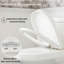 Elongated Dual Flushing One-Piece Toilet High Efficiency Flush Glossy White - 24.8x13 x 27.56