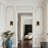Adwita 1- Light Iron Metal Flush Mounted Wall Sconce