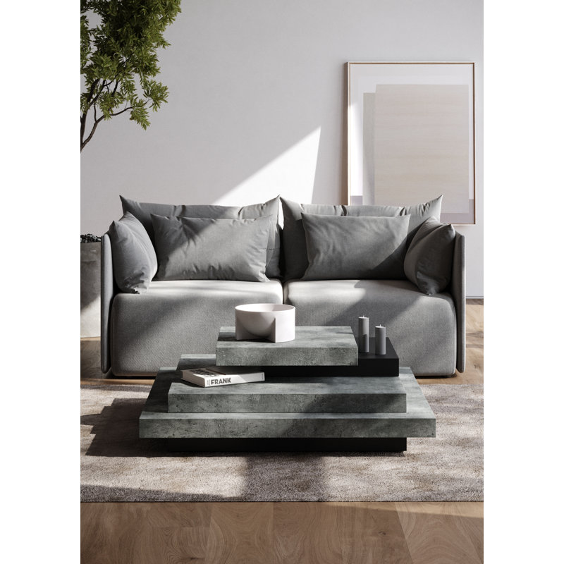 Deneena Slate Floor Shelf Coffee Table
