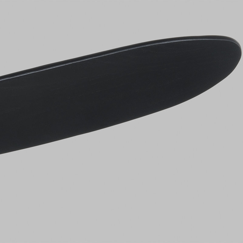 Maverick Downrod Ceiling Fan, Matte Black, 70 inches