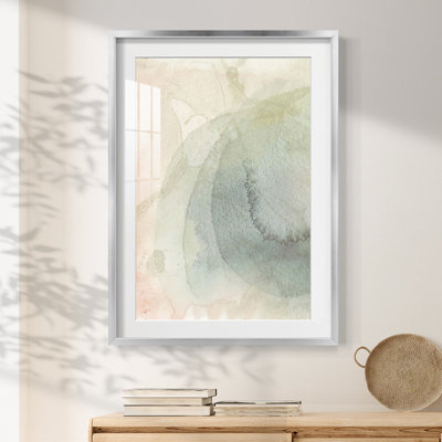 «Softwash Abstract I», impression encadrée