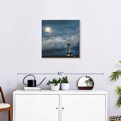 Lighthouse In Moonlight