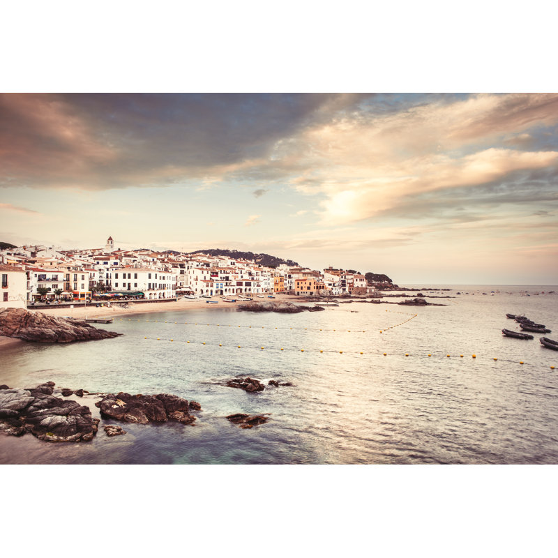 Calella De Palafrugell - Wrapped Canvas Print, 30cm H x 46cm W x 3.8cm D