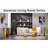 60'' Glass Top Console Table-297012904