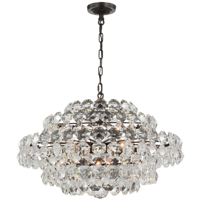 Sanger 12 - Light Chandelier, Bronze