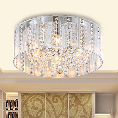 Deangelo Fabric Flush Mount