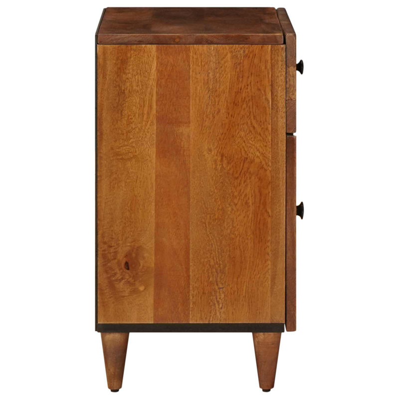 50cm W Solid Wood Bedside Table