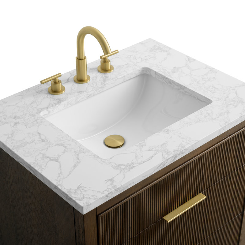 Emma 30" W Single Vanity, Chestnut Brown