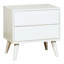 Table de chevet moderne blanche Mid-Century 2-1053179919