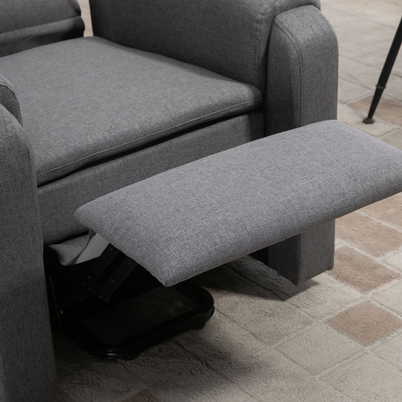 Fauteuil inclinable l 33,5 po lève-personne standard, 100% polyester gris foncé