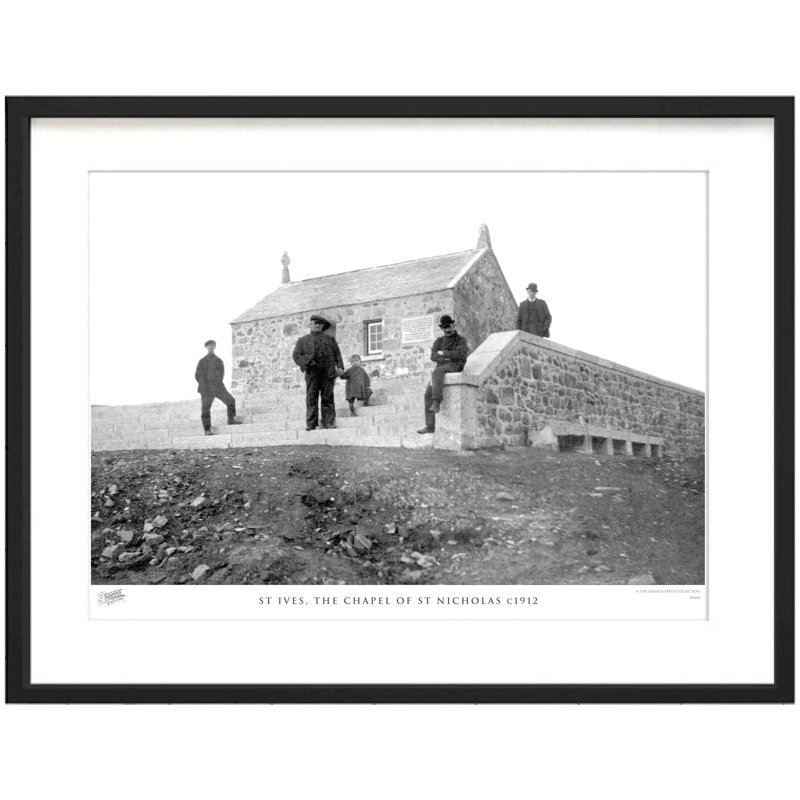 St Ives, The Chapel Of St Nicholas C1912 by Francis Frith - Single Picture Frame Print, 40cm H x 50cm W x 2.3cm D