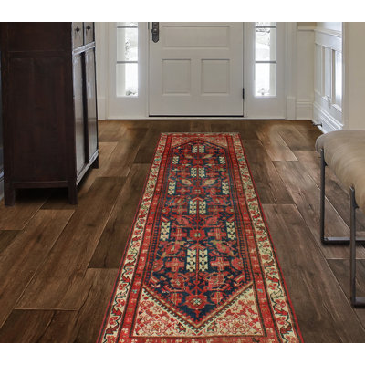 Janick One-of-a-Kind 3'1" X 9'10" 1980s Runner Wool Area Rug in