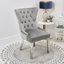 Chaise d'appoint à oreilles rembourrée Duthill-1184090265
