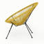 Chaise Anson (ensemble de 2) - Jaune-1499591988