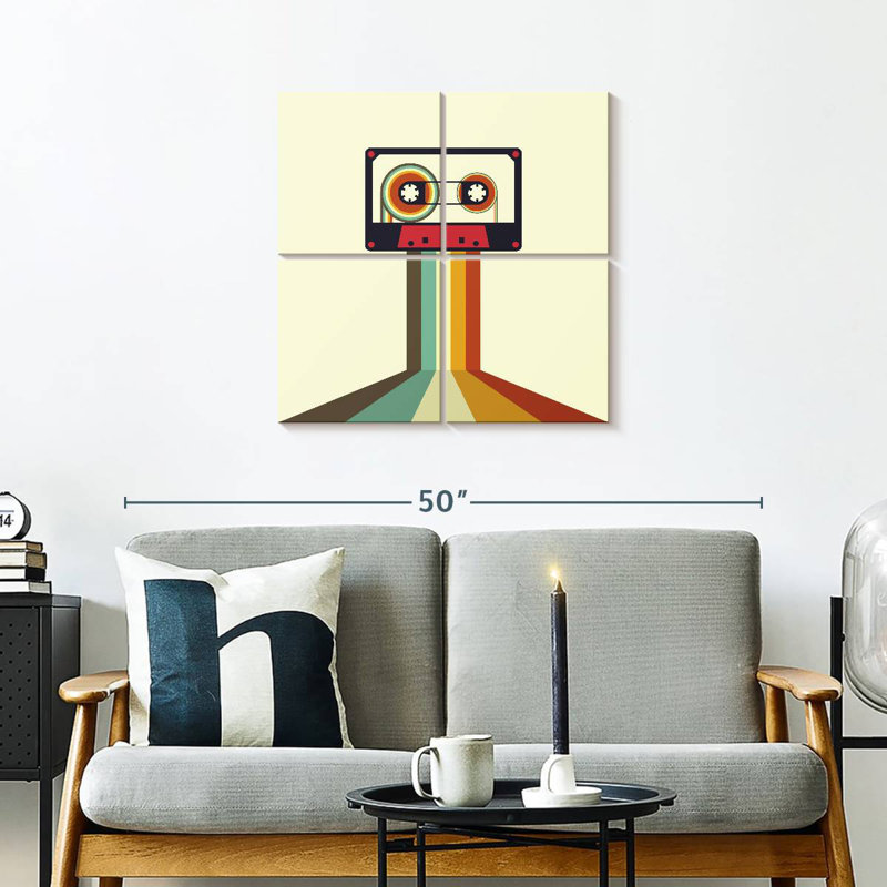 Abarca Retro Cassette, 26'' H x 26'' W