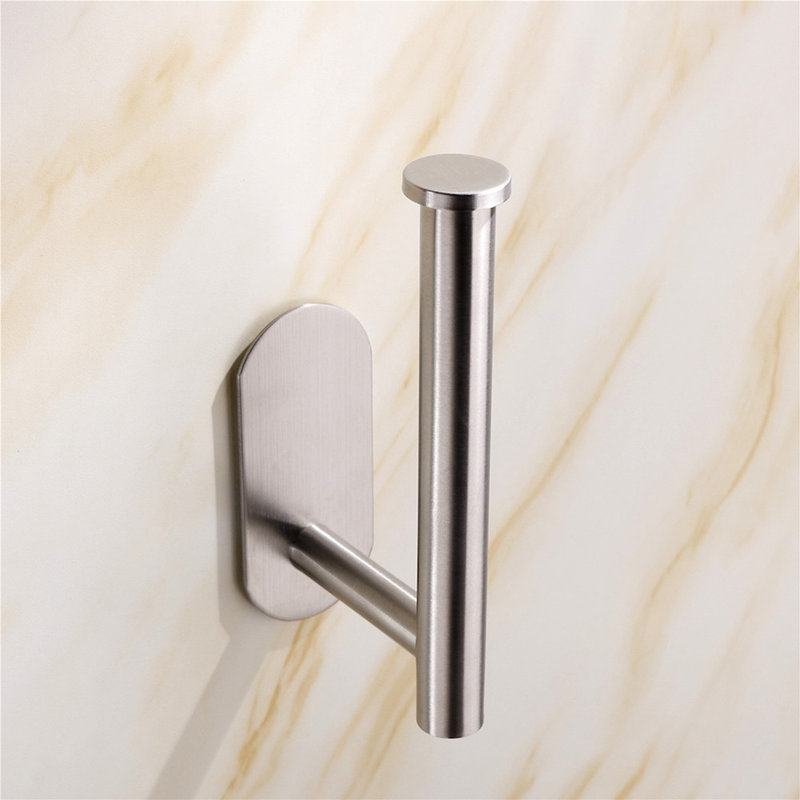 Wall Mounted Toilet Paper Holder, Silver