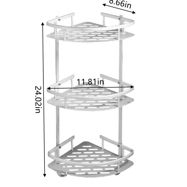 Rebrilliant Hurairah Suction Shower Caddy