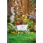 11.5X4x7" White Metal Decorative Disressed Wheelbarrow Planter, Tabletop Decor