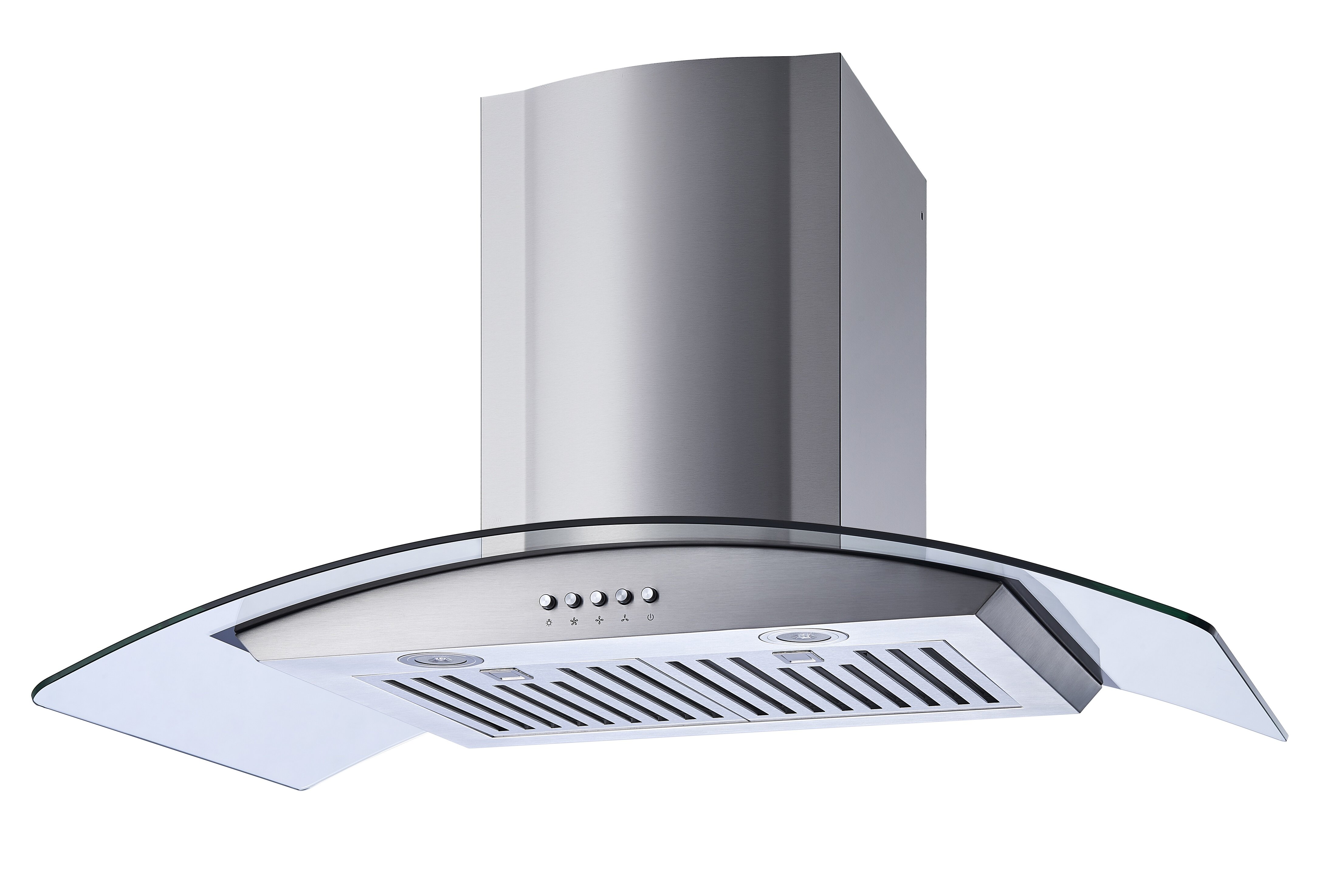 Winflo 36 282 CFM Convertible Wall Mount Range Hood in Stainless Steel  With Filter Included