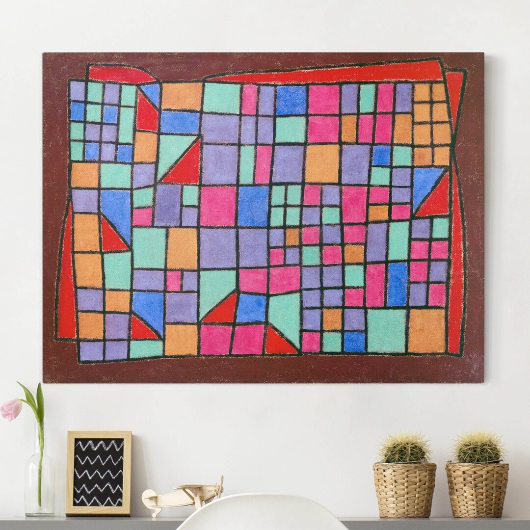 Leinwandbild Glasfassade von Paul Klee