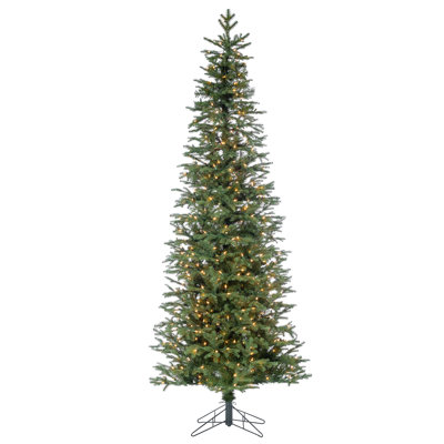 12 ft. Pre Lit Clear UL Natural Cut Narrow Jackson Pine