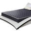 Matelas en mousse haute densité imperméable de 6 pouces avec tissu respirant matelassé losange bleu marine. Le matelassage assure à la fois style et circulation d'air pour un sommeil frais-190273099