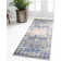 Tapis oriental bleu marine Polli
