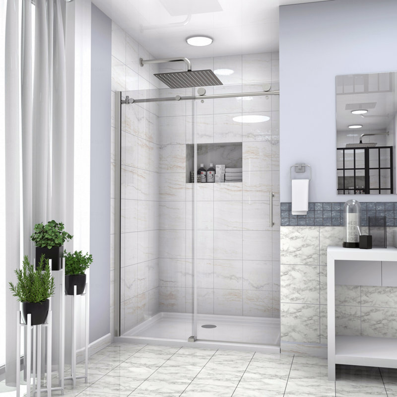 Porte de douche Porte de douche l 48 po x H 76 po