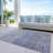 Machine Washable Indoor/Outdoor Xhevrie Denim Rug-1739084948