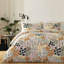 Peini Marimekko Brown Cotton Comforter Set-23766778