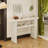 Console Table with Rounded Edges and Sturdy Shelf-1572083605