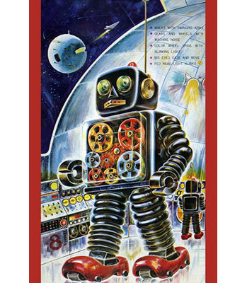 Robot d’accessoires-imprimé de publicités