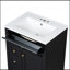Meuble-lavabo à tablettes réglables avec lavabo-202092449