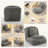 Human Dog Bed Lazy Sofa Couch, 5 Adjustable Positions for Sit Sleep and Fold, Space Saving Design, Gray-386087307