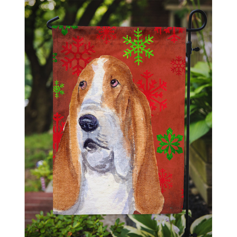 Drapeau rouge et vert Vart, Basset hound 5