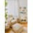 Bereber Classics Pom-poms Cotton Reversible Throw Pillow-66903280