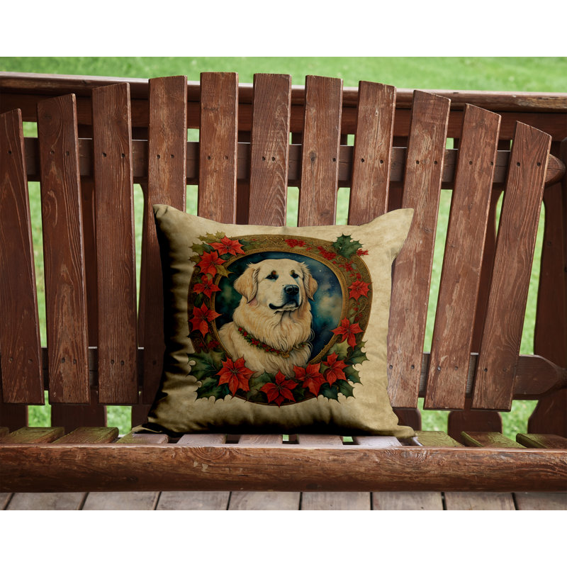 Coussin Christmas, 14 po x 14 po, Carré