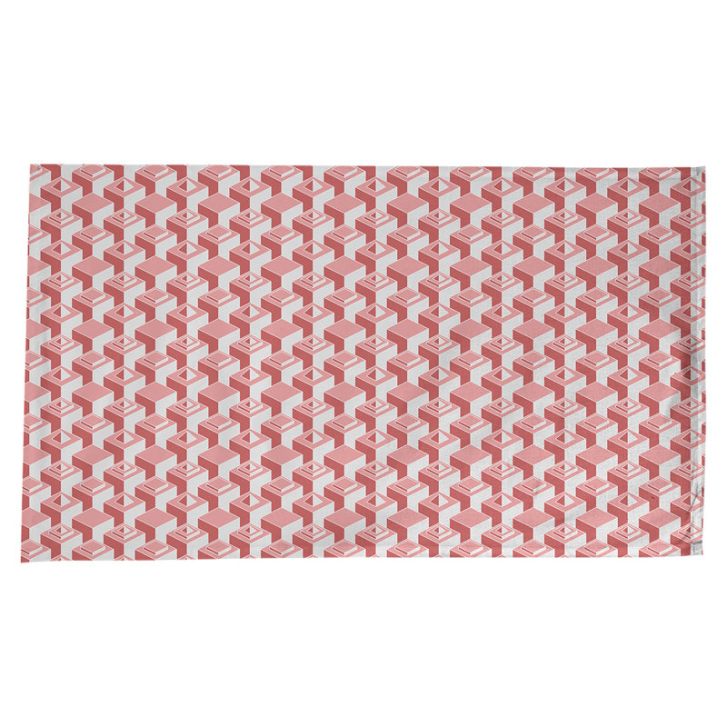 Nappe de gratte-ciels classiques, Rouge pâle