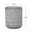 Outdoor Lightweight Concrete Side Table
