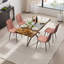 Ensemble de table de salle à manger extensible avec chaises en velours-1798613607-1798613606-1800150148