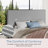Modern Corduroy Upholstered Platform Bed Frame With Adjustable Headboard, Under Bed Storage, No Box Spring Required, Full Size,Queen Size,King Size,Multiple Colors-1039970786-1039970799