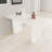 Dining Table And Irregular Side Table, 4-8 Person Dining Table, Thick Engineering Wood Round Wave Table Legs