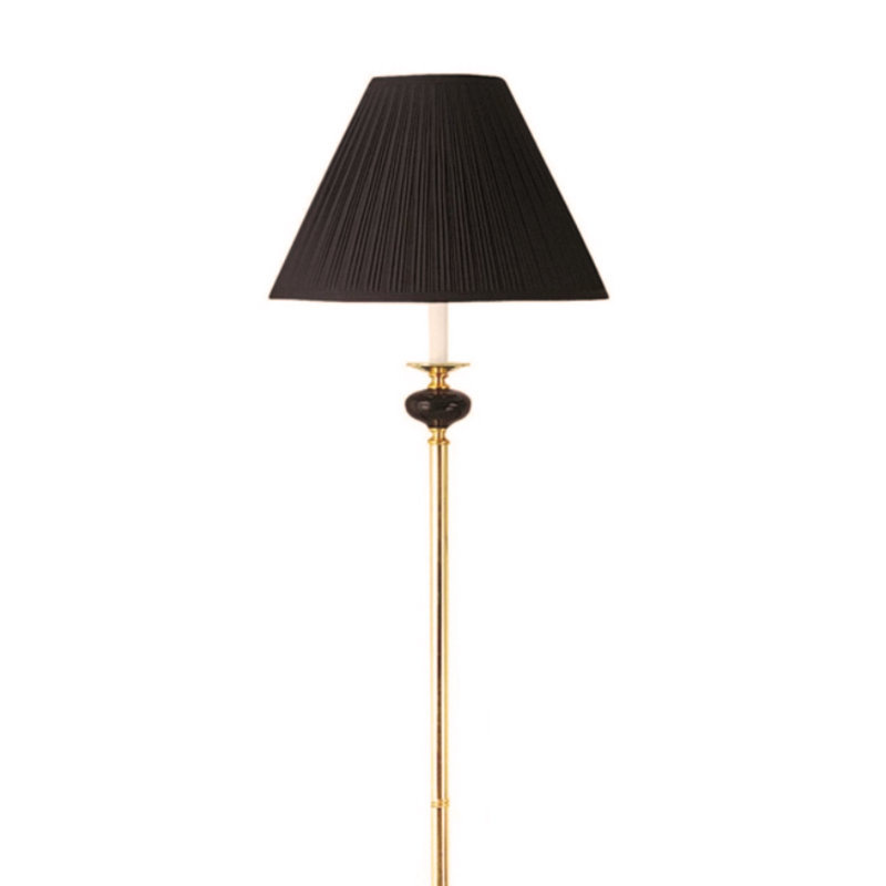 Ensemble de 3 lampes en céramique, lampes de table et de plancher, finition ivoire, Noir, noir, noir, noir