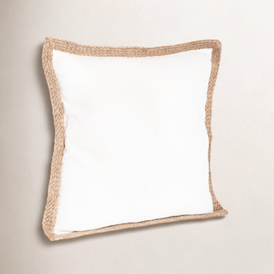 Camelia Cotton Reversible Throw Pillow