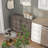 47.24" W 7-Drawer Gray Storage Dresser, Weathered Oak Engineered Wood with Metal Handles-982685228