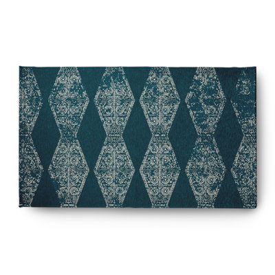 Del Chenille Geometric Indoor Rug