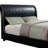Laurel Black Wood Frame Queen Platform Bed