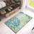 Sunshine Modern Plant Design Performance Outdoor Rug Green/Blue/Ivory-83453879